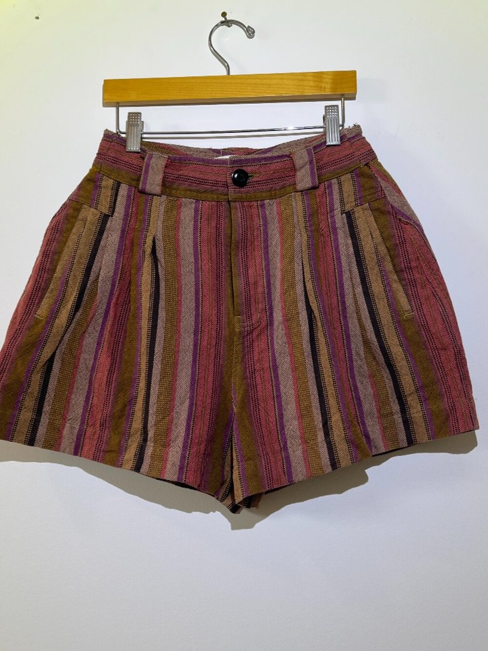 The Great Trouser Cotton Shorts Bolero Stripe Size 26 womens cute